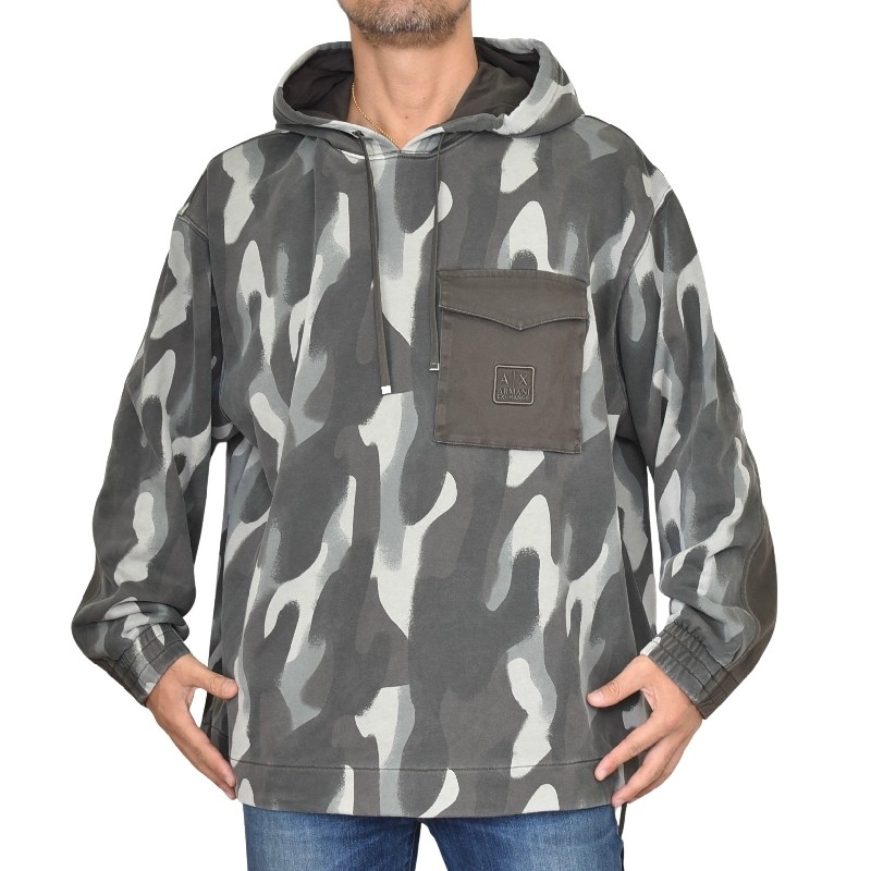 �礭�������� ��� ����ޡ��˥����������� A/X ARMANI EXCHANGE �������å� �ѡ����� �ա��ǥ��� �ץ륪���С� XXL