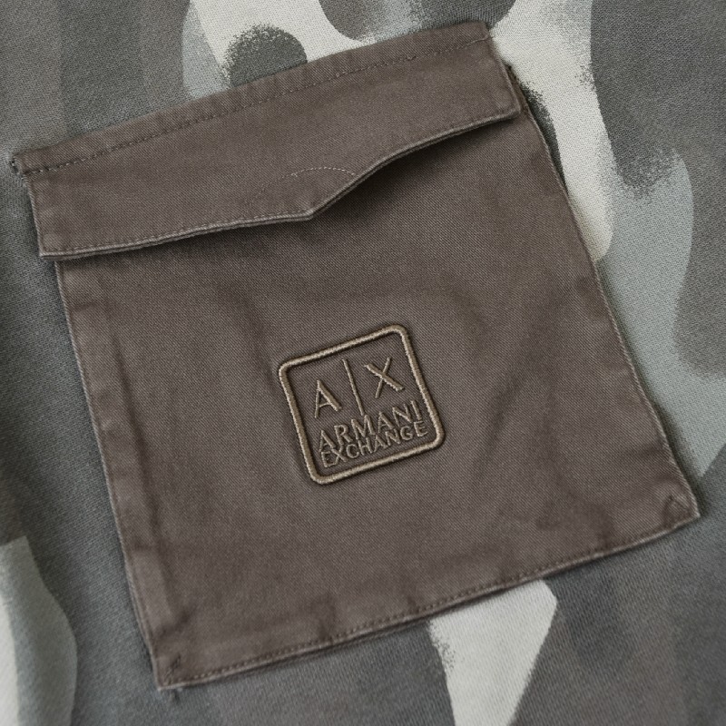 �礭�������� ��� ����ޡ��˥����������� A/X ARMANI EXCHANGE �������å� �ѡ����� �ա��ǥ��� �ץ륪���С� XXL