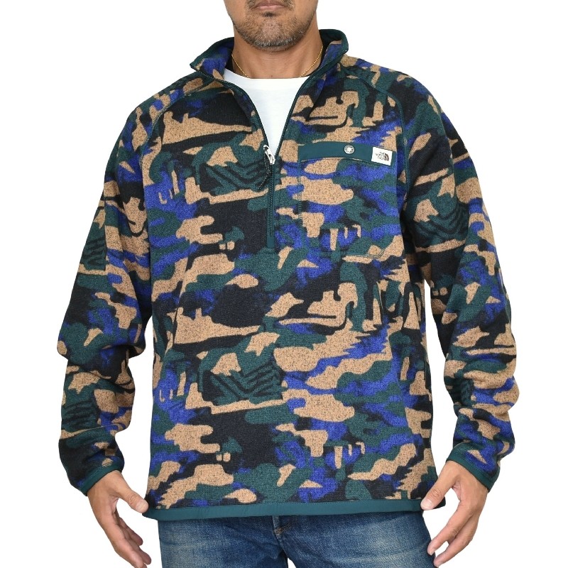 ��SALE���礭�������� ��� �Ρ����ե����� �ե꡼�����㥱�å� �ϡ��ե��å� �º��� ����ե顼���� THE NORTH FACE Printed Gordon Lyons 1/4 ZIP XL XXL XXXL