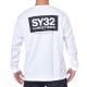 ��SALE�� �礭�������� ��� SY32 by SWEET YEARS ���������ȥ��䡼�� BACKPRINT POCKET L/S TEE ����T Ĺµ�ԥ���� �ݥ��å� �ɽ���åڥ� �Хå��ץ��� �ܥå������� XXL XXXL XXXXL 