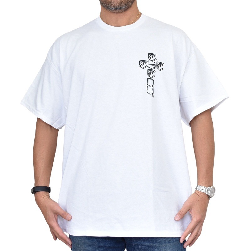 �礭�������� ��� EYEDY �����ǥ��� CORAL Ⱦµ�ԥ���� �� �� �֥�å� �ۥ磻�� XXL XXXL