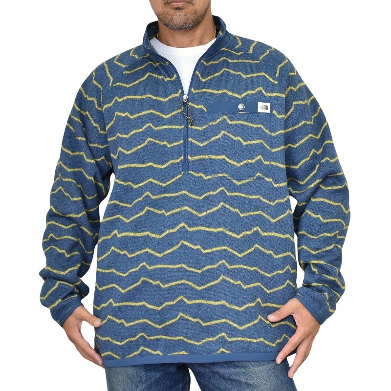 ��SALE���礭�������� ��� �Ρ����ե����� �ե꡼�����㥱�å� �ϡ��ե��å� �ܡ������� THE NORTH FACE Printed Gordon Lyons 1/4 ZIP XL XXL XXXL