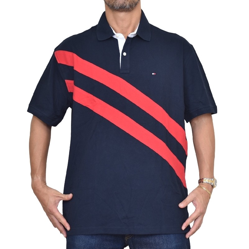 �礭����������� TOMMY HILFIGER �ȥߡ��ҥ�ե����� Ⱦµ �ݥ������ ���λ� ����ե����� �Ф�ơ��� REGULAR STRETCH FIT XXL