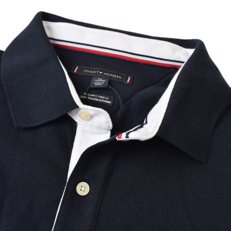 �礭����������� TOMMY HILFIGER �ȥߡ��ҥ�ե����� Ⱦµ �ݥ������ ���λ� ����ե����� �Ф�ơ��� REGULAR STRETCH FIT XXL