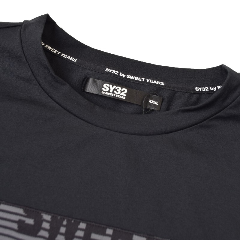 �������� �礭�������� ��� SY32 by SWEET YEARS ���������ȥ��䡼�� ���㥬���ɥ���ܥ����� Ⱦµ T����� JACQUARD EMBOSS LOGO TEE XXXL XXXXL