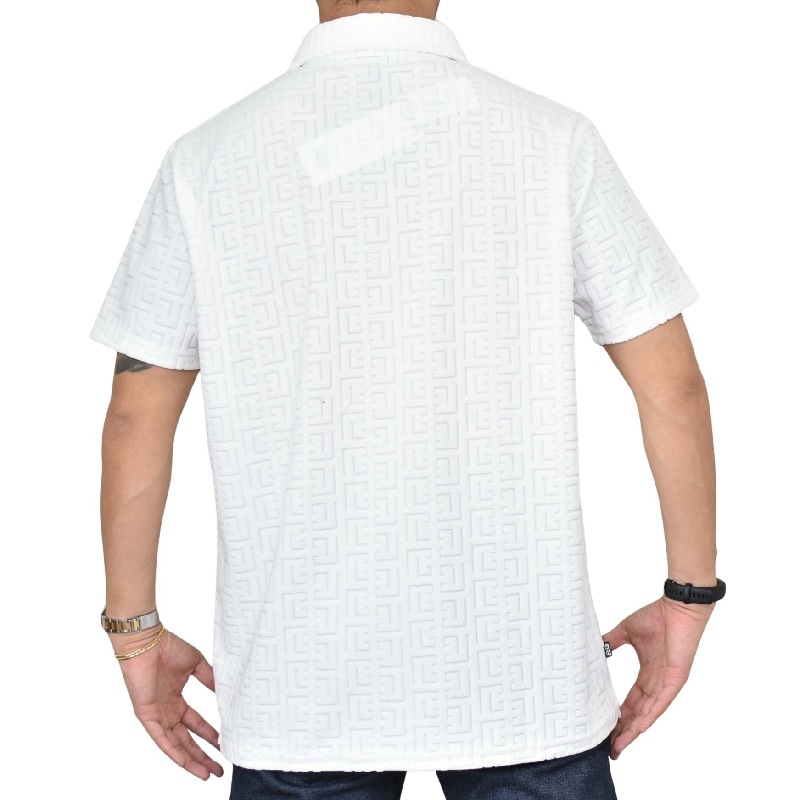 礭  SY32 by SWEET YEARS ȥ䡼 ѥ 㥬 Ⱦµ ݥ JACQUARD PILE POLO SHIRTS XXXL XXXXL