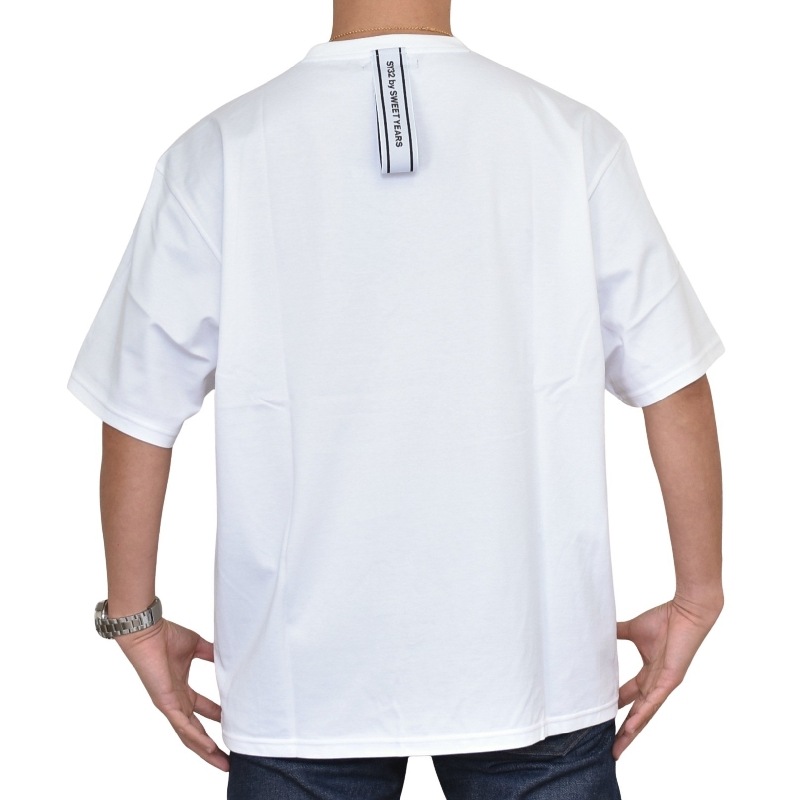  礭  SY32 by SWEET YEARS ȥ䡼 ١åơ Ⱦµ T BASIC LOGO TAPE TEE XXXL XXXXL