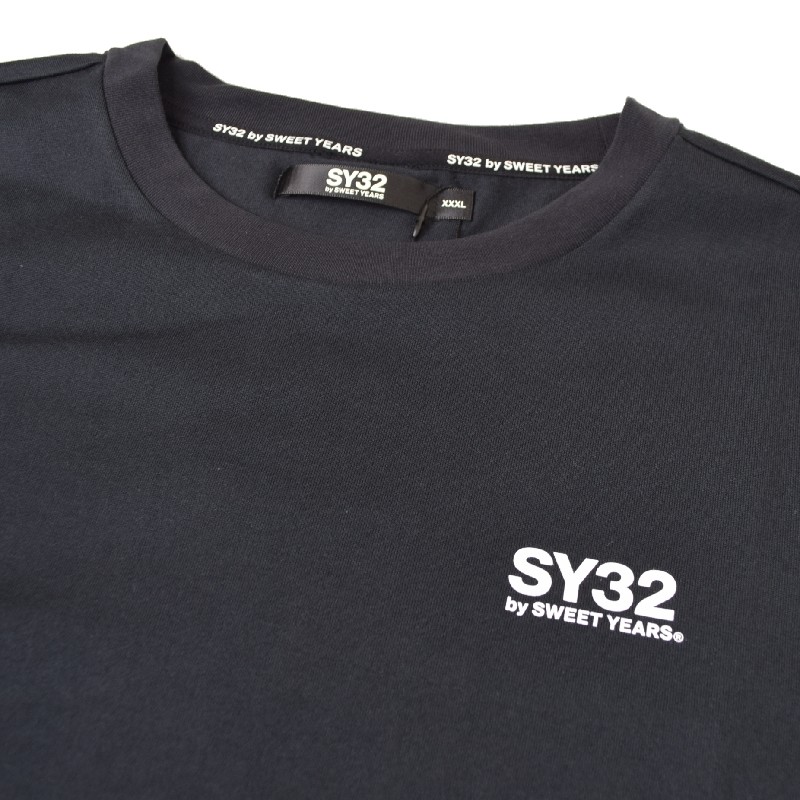  礭  SY32 by SWEET YEARS ȥ䡼 ١åơ Ⱦµ T BASIC LOGO TAPE TEE XXXL XXXXL
