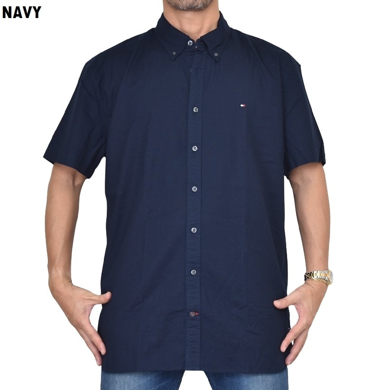 �礭����������� �ȥߡ��ҥ�ե����� TOMMY HILFIGER Ⱦµ ����� ���ݥ���� �ܥ�������� REGULAR FIT STRETCH XXL