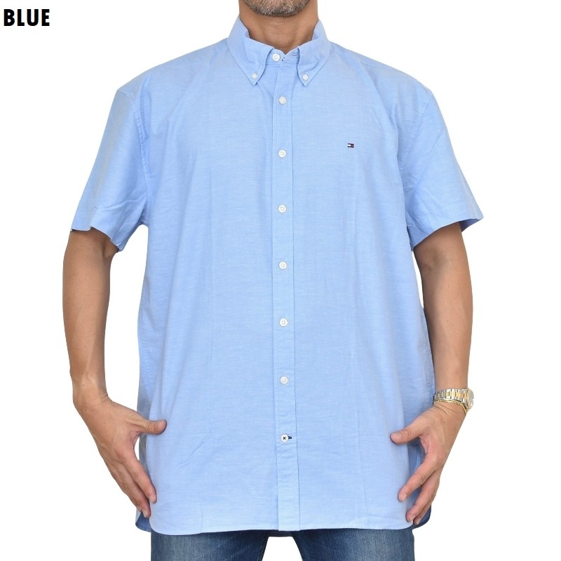 �礭����������� �ȥߡ��ҥ�ե����� TOMMY HILFIGER Ⱦµ ����� ���ݥ���� �ܥ�������� REGULAR FIT STRETCH XXL