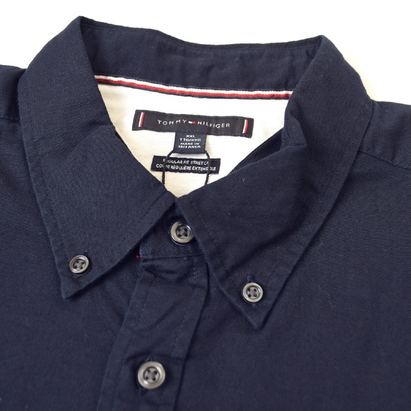 �礭����������� �ȥߡ��ҥ�ե����� TOMMY HILFIGER Ⱦµ ����� ���ݥ���� �ܥ�������� REGULAR FIT STRETCH XXL