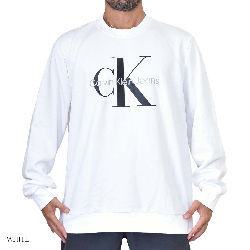 ��SALE�� �礭�������� ��� CK ����Х󥯥饤�� Calvin Klein ���롼�ͥå� ���� �������åȥ���� �ȥ졼�ʡ� ΢���� �� ���졼 XL XXL