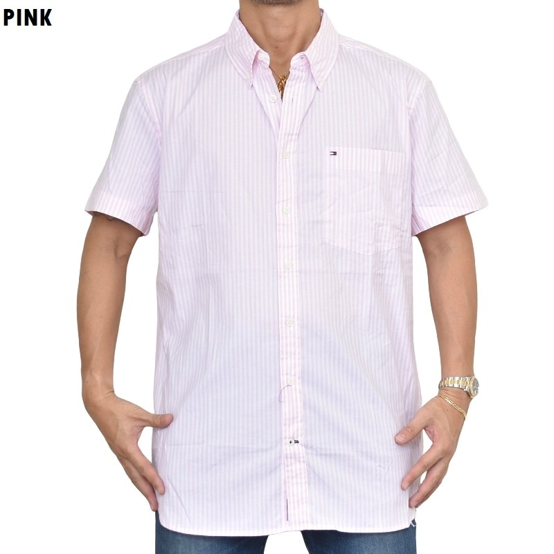 �礭����������� �ȥߡ��ҥ�ե����� TOMMY HILFIGER Ⱦµ ����� ���ݥ���� �ܥ�������� �ݥ��å� ���ȥ饤���� SLIM FIT STRETCH XXL