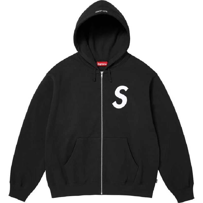 �礭�������� ��� Supreme ����ץ꡼�� S Logo Zip Up Hooded Sweatshirt �ӥ��� ���åץ��å� �ա��ǥ� �ѡ����� XL XXL