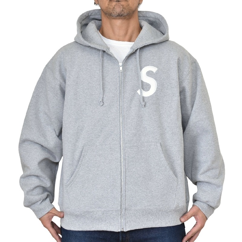 大きいサイズ メンズ Supreme シュプリーム S Logo Zip Up Hooded