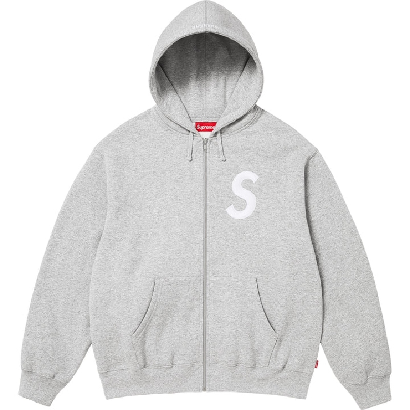 �礭�������� ��� Supreme ����ץ꡼�� S Logo Zip Up Hooded Sweatshirt �ӥ��� ���åץ��å� �ա��ǥ� �ѡ����� XL XXL
