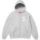 �礭�������� ��� Supreme ����ץ꡼�� S Logo Zip Up Hooded Sweatshirt �ӥ��� ���åץ��å� �ա��ǥ� �ѡ����� XL XXL