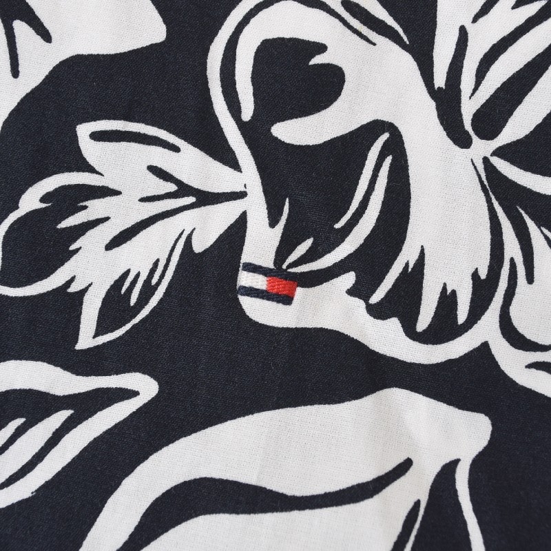 �礭����������� �ȥߡ��ҥ�ե����� TOMMY HILFIGER Ⱦµ ����� ���ݥ���� �ϥ��ӥ����� ������ REGULAR FIT STRETCH XXL