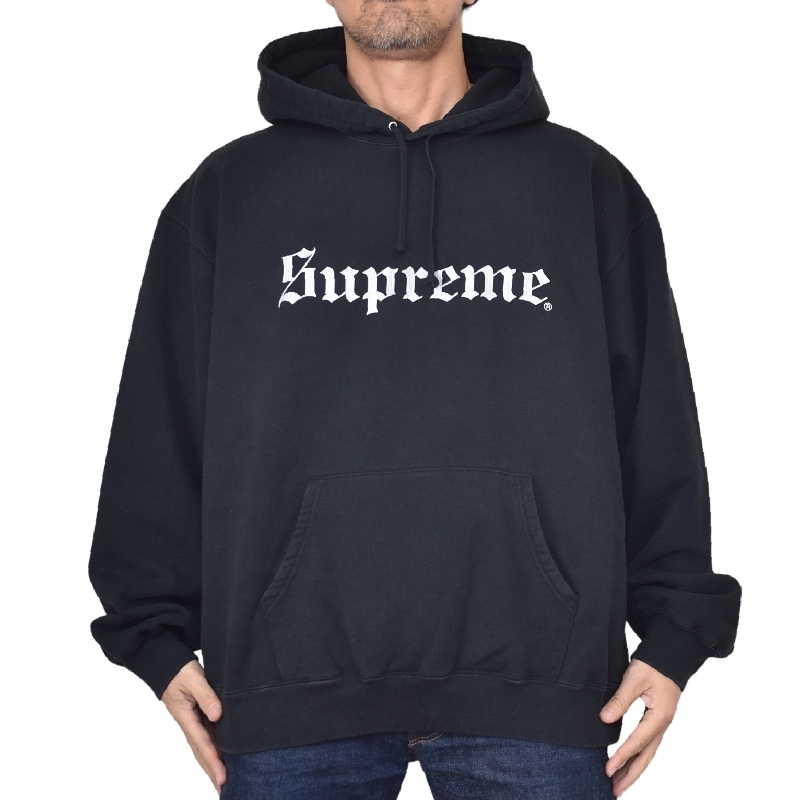 大きいサイズ メンズ Supreme シュプリーム WASHED OLD ENGLISH HOODED