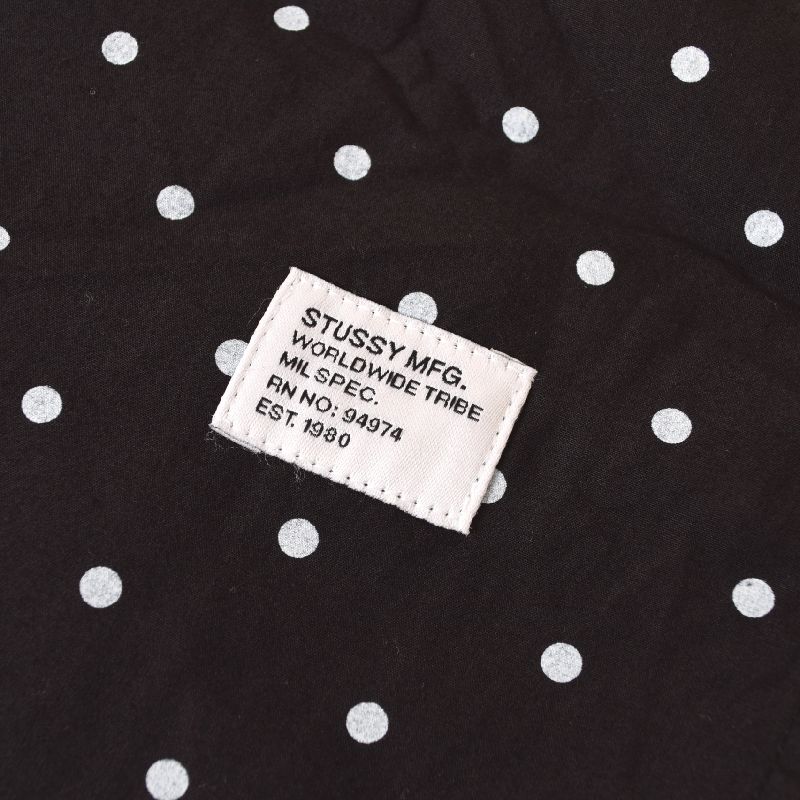 �礭����������� STUSSY ���ƥ塼���� �ɥå��� Ĺµ����� ���ݥ���Ȼɽ� �ܥ�������� �� �֥�å� ���졼 XL XXL