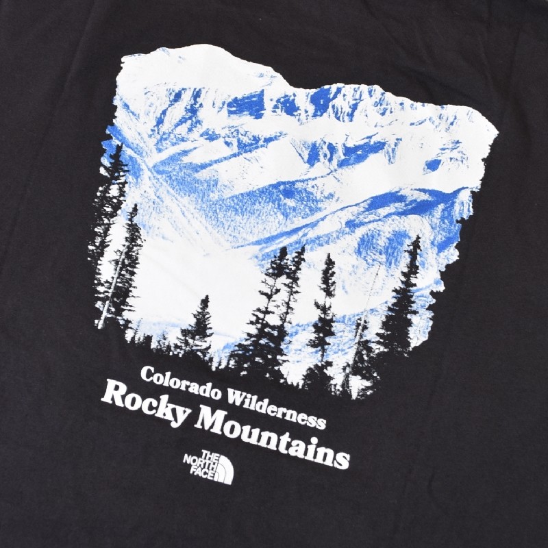 �礭�������� ��� �Ρ����ե����� THE NORTH FACE Ⱦµ �ԥ���� �Хå��ץ��� S/S PLACES WE LOVE TEE �� �֥�å� USA��ǥ� XL XXL XXXL