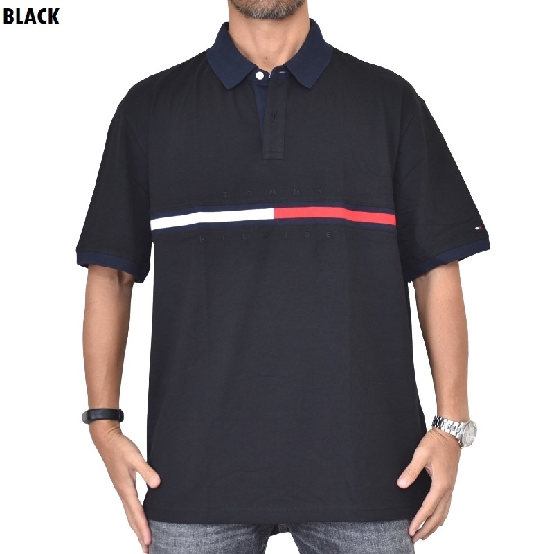 �礭����������� TOMMY HILFIGER �ȥߡ��ҥ�ե����� Ⱦµ �ݥ������ ���λ� ���ݥ���� ����ե����� REGULAR FIT XXL XXXL