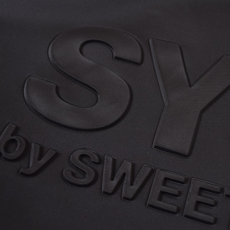  礭  SY32 by SWEET YEARS ץ륪С ܥ ա ѡ åȥå 岼  ֥å XXXL XXXXL DOUBLE KNIT EMBOSS GEOMETRY P/O HOODIE & PANTS