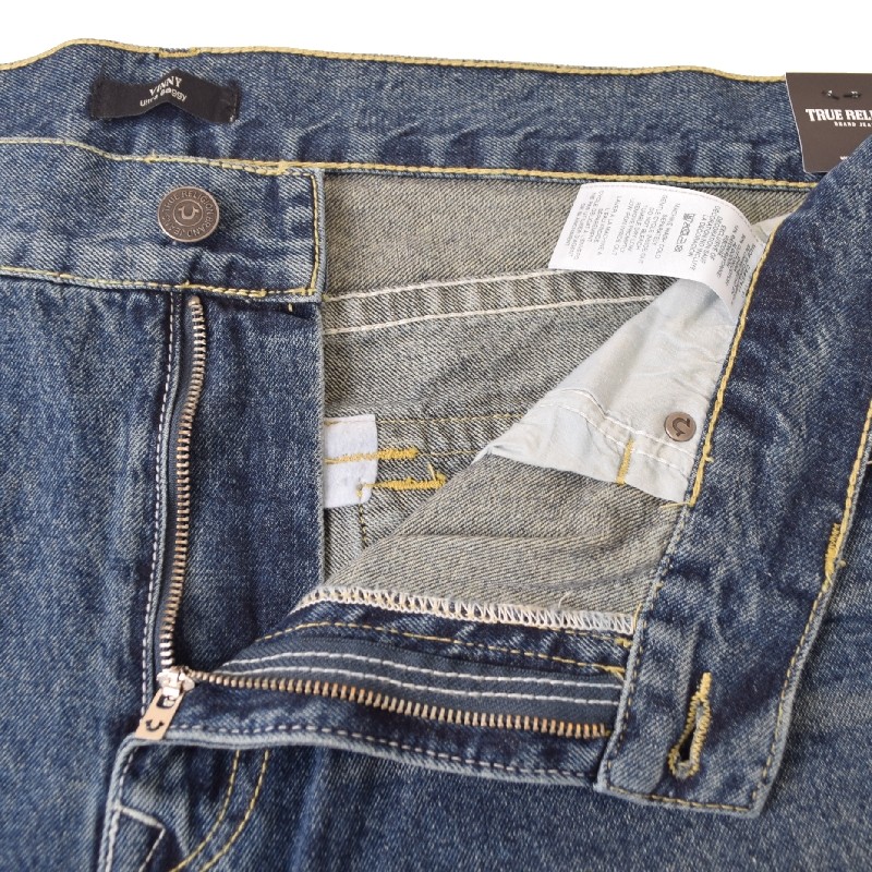 �礭�������� ��� �ȥ��롼��ꥸ��� TRUE RELIGION �ǥ˥�ѥ�� �Х��������� �磻�� VINNY ULTRA BAGGY JEAN 40 42�����