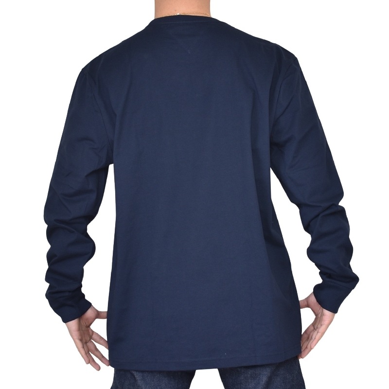 �礭����������� �ȥߡ��ҥ�ե����� TOMMY HILFIGER Ĺµ�ԥ���� ����� �����ɽ� Long-Sleeve Tonal Flag Logo T-Shirt XL XXL