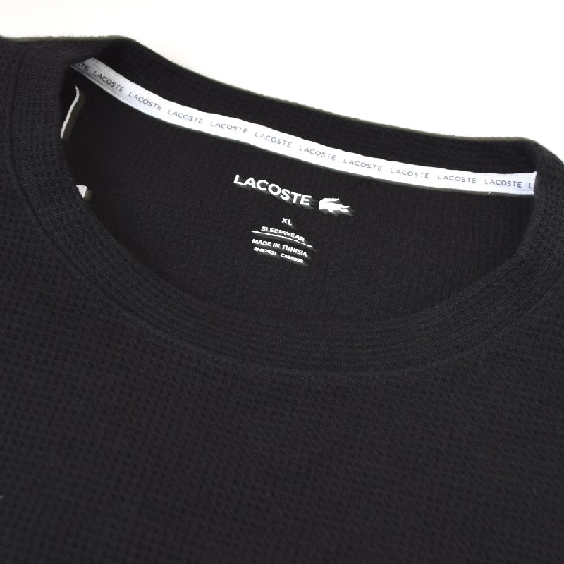 �礭�������� ��� �饳���� Lacoste ���롼�ͥå� ��åե����� Ĺµ�ԥ���� ���ݥ���� Cotton Lounge T-Shirt XL XXL