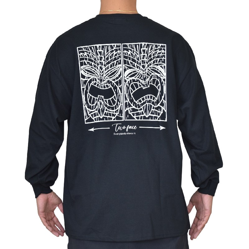 �礭�������� ��� EYEDY �����ǥ��� ����� Ĺµ�ԥ���� TIKI TWO FACE �� �֥�å� �� �ۥ磻�� XXL XXXL 