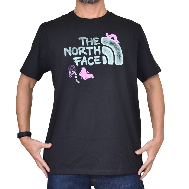 礭  Ρե THE NORTH FACE Ⱦµ ԥ ץ S/S OUTDOORS TOGETHER TEE  ֥å USAǥ XL XXL XXXL