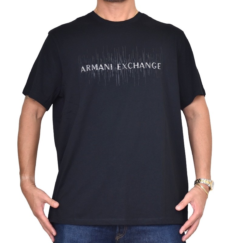 �礭�������� ��� ����ޡ��˥����������� A/X ARMANI EXCHANGE ���롼�ͥå� �����饤�󥹥ȡ��� Ⱦµ�ԥ���� REGULAR FIT XXL