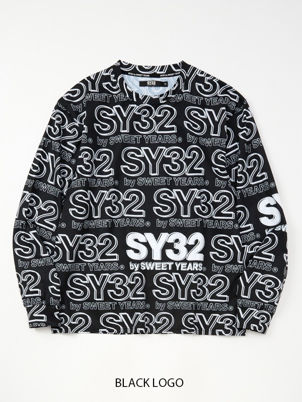 �������� �礭�������� ��� SY32 by SWEET YEARS ���������ȥ��䡼�� NEW GRAPHIC PATTERN L/S TEE ����T Ĺµ�ԥ���� XXXL XXXXL 