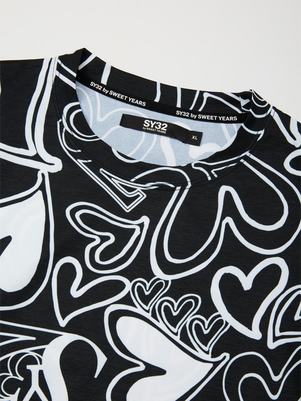 �������� �礭�������� ��� SY32 by SWEET YEARS ���������ȥ��䡼�� NEW GRAPHIC PATTERN L/S TEE ����T Ĺµ�ԥ���� XXXL XXXXL 