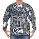 �������� �礭�������� ��� SY32 by SWEET YEARS ���������ȥ��䡼�� NEW GRAPHIC PATTERN L/S TEE ����T Ĺµ�ԥ���� XXXL XXXXL 