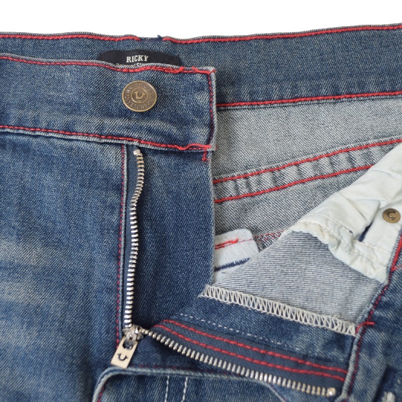 �礭�������� ��� �ȥ��롼��ꥸ��� TRUE RELIGION �ǥ˥�ѥ�� ������ ���ȥ졼�� RICKY STRAIGHT JEAN 40�����