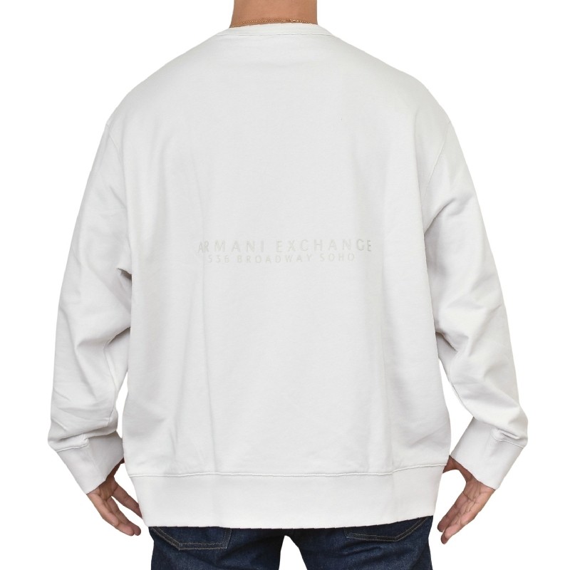 �礭�������� ��� ����ޡ��˥����������� A/X ARMANI EXCHANGE �ȥ졼�ʡ� �������åȥ���� ���롼�ͥå� �����ɽ� ���եۥ磻�� XXL