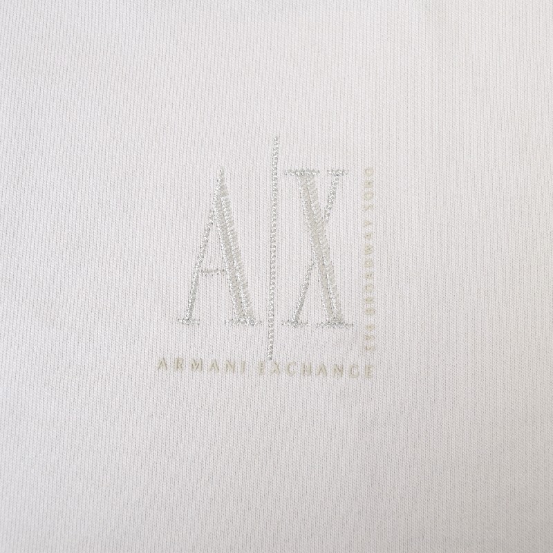 �礭�������� ��� ����ޡ��˥����������� A/X ARMANI EXCHANGE �ȥ졼�ʡ� �������åȥ���� ���롼�ͥå� �����ɽ� ���եۥ磻�� XXL
