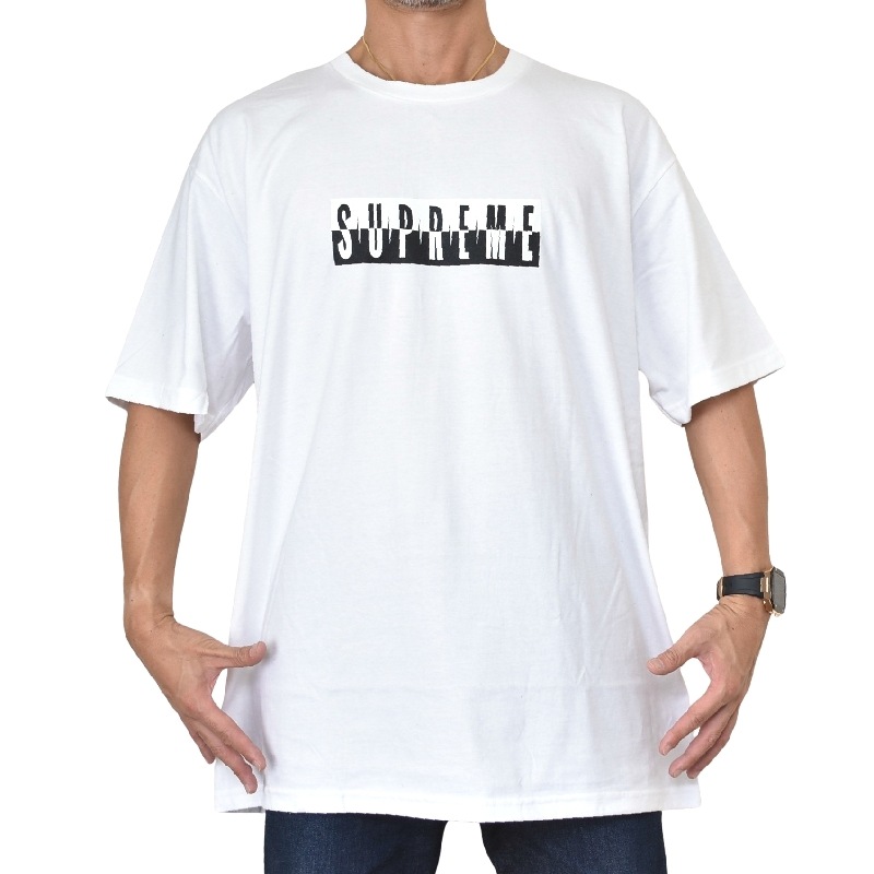 大きいサイズ メンズ Supreme シュプリーム Split Tee 半袖 Tシャツ