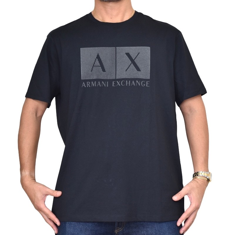 �礭�������� ��� ����ޡ��˥����������� A/X ARMANI EXCHANGE ���롼�ͥå� ���� Ⱦµ�ԥ���� REGULAR FIT XXL
