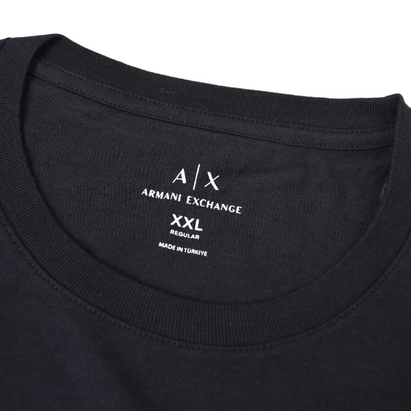 �礭�������� ��� ����ޡ��˥����������� A/X ARMANI EXCHANGE ���롼�ͥå� ���� Ⱦµ�ԥ���� REGULAR FIT XXL