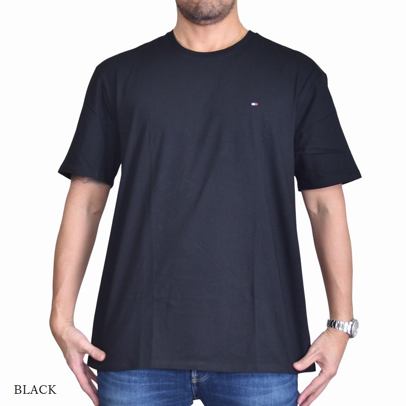 大きいサイズメンズ Tommy Hilfiger トミーヒルフィガー ワンポイント刺繍 半袖tシャツ クルーネック Xl Xxl メール便対応 M便 1 1 大きいサイズのメンズ服専門店 Deff 大きいサイズメンズ Tommy Hilfiger トミーヒルフィガー ワンポイント刺繍 半袖tシャツ クルーネック Xl Xxl メール便対応 M便 1 1 大きいサイズのメンズ服専門店 Deff