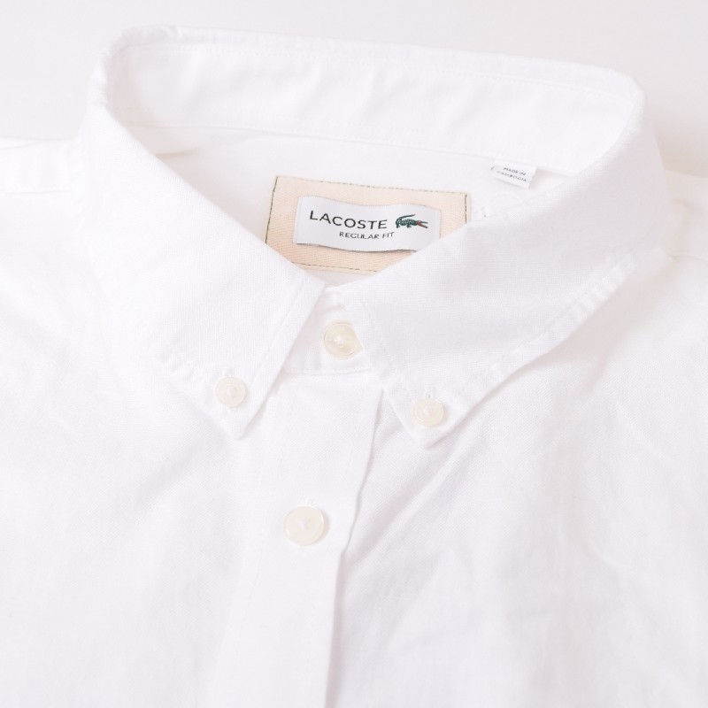�礭�������� ��� �饳���� LACOSTE ���ݥ���� Ĺµ����� Buttoned Collar Oxford Cotton Shirt XXL