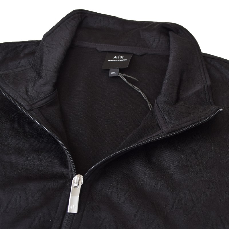 �礭�������� ��� ����ޡ��˥����������� A/X �ե른�å� �ȥ�å����㥱�å� �� �֥�å� ARMANI EXCHANGE XXL