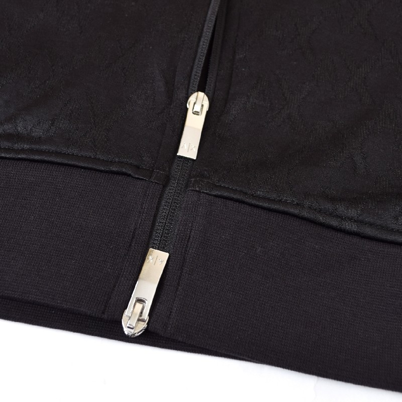 �礭�������� ��� ����ޡ��˥����������� A/X �ե른�å� �ȥ�å����㥱�å� �� �֥�å� ARMANI EXCHANGE XXL