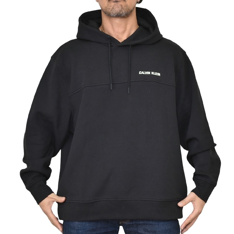 �礭�������� ��� CK ����Х󥯥饤�󥸡��� Calvin Klein Jeans �Хå��ץ��� ���������� ���� �ץ륪���С� �ѡ����� �ա��ǥ��� �� �֥�å� XXL