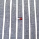 �礭����������� TOMMY HILFIGER �ȥߡ��ҥ�ե����� Regular Fit Stripe Print All-Day Shirt Ĺµ ���ȥ饤�� �ץ��� ������ǥ� ���ȥ�å� �ȥåץ� �磻����� XXL