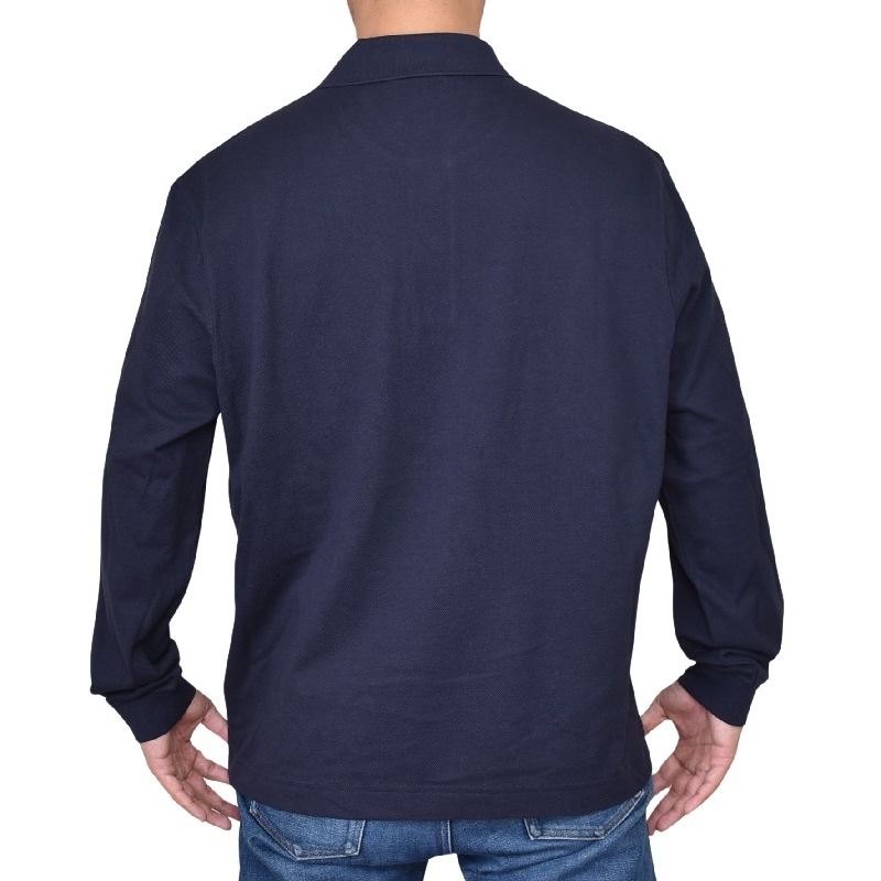 ��SALE�� �礭�������� ��� �饳���� Lacoste Ĺµ ���λ� �ݥ������ �ɽ� Long Sleeve Original L.12.12 Multi Badge Polo XXL