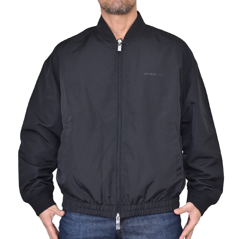 �礭�������� ��� ����ޡ��˥����������� A/X �ե른�å� �ܥ�С����㥱�å� �� �֥�å� ARMANI EXCHANGE XL XXL